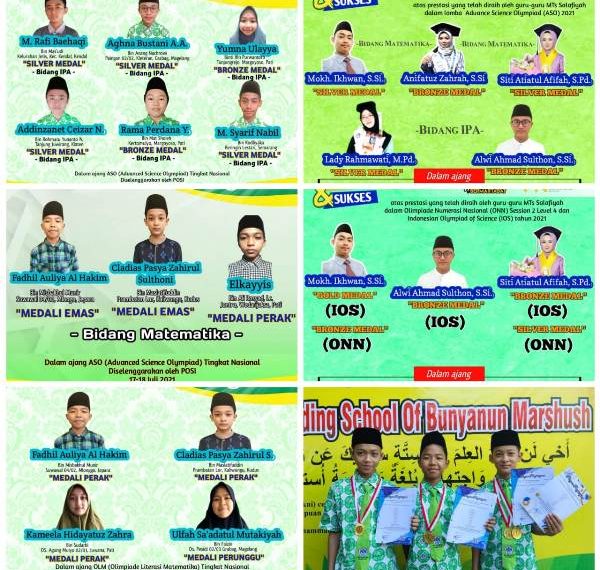 Membanggakan; Torehan Prestasi Siswa dan Guru MTs Salafiyah Pati di Tingkat Nasional