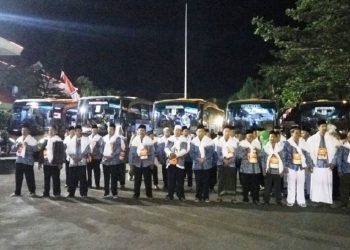 Calon Jamaah Haji Kloter 89 Pati Dilepas Oleh Tiga Pilar Kabupaten Pati