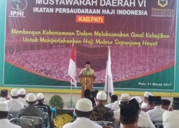 Kepala Kankemenag Kab. Pati Buka Musda VI IPHI Kabupaten Pati.