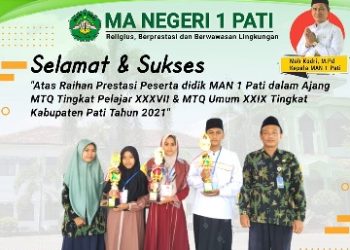 Duta MAN 1 Pati Raih Tiga Juara MTQ Kab. Pati