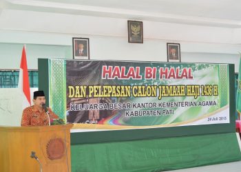 Halal Bihalal dan Pelepasan Calon Jamaah Haji Keluarga Besar Kankemenag Kab. Pati