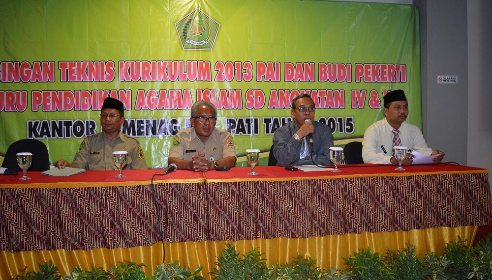 BIMBINGAN TEKNIS KURIKULUM 2013 PAI DAN BUDI PEKERTI TAHUN 2015