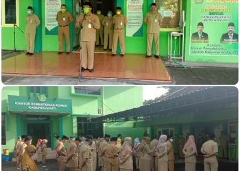 Amanat Apel Pagi, Kakankemenag Pati Ajak ASN Semangat Tingkatkan Pelayanan