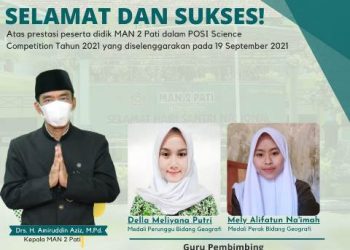 Lagi, Dua Peserta Didik MAN 2 Pati Harumkan Madrasah