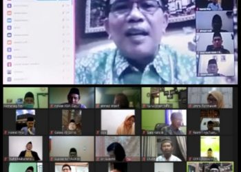Halal Bihalal Jajaran Kemenag Pati Secara Virtual Via Video Conference