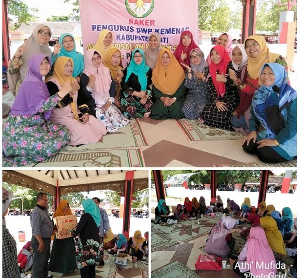 Pati – Kegiatan Rapat Koordinasi Pengurus Dharma Wanita Persatuan (DWP) Kementerian Agama Kabupaten Pati yang digelar bersamaan dengan pelepasan salah satu pengurus DWP, bertempat di Pantai Bandengan