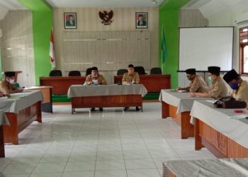 Kemenag Pati Gelar Rakor Evaluasi Kinerja dan Anggaran Jajarannya Selama WFH