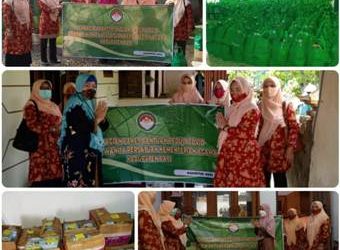 DWP Kemenag Pati Gelar Bakti Sosial, Salurkan Bantuan Bagi  Warga Isoman Covid-19