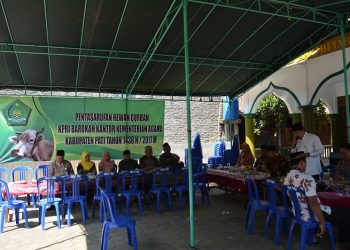 ASN Kemenag Pati Kurban 4 Sapi dan 2 Kambing