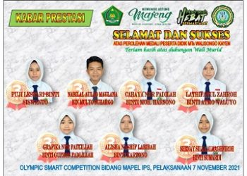 Tujuh Siswa MTs Walisongo Sabet Perunggu di Kompetisi OSC 2021