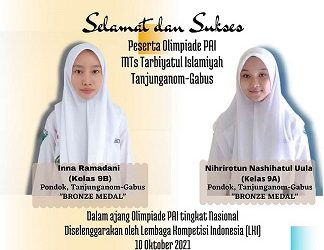 Dua Siswi MTs Tarbiyatul Islamiyah Pati Raih Prestasi Tingkat Nasional