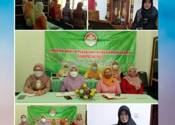 Hari Kartini, DWP Kemenag Pati Ikuti Webinar Nasional SPAK