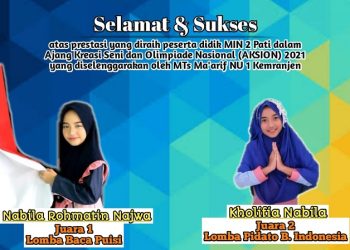 MIN 2 Pati Berprestasi di Tengah Pandemi