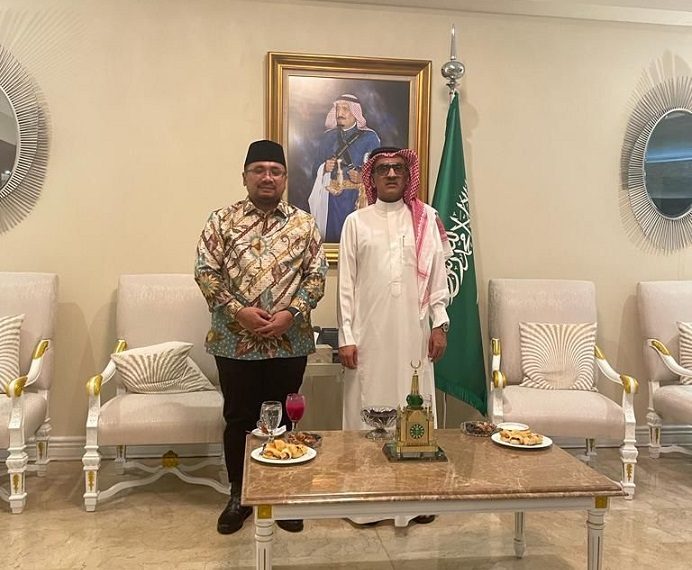 Bertemu Dubes Saudi, Menag Bahas Pembangunan Islamic Center dan Percetakan Al-Qur’an