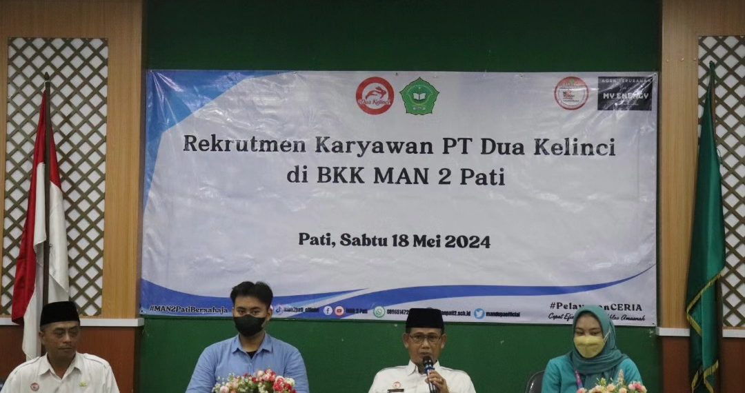 ACARA : PT. Dua Kelinci Rucruitment Karyawan Baru di MAN 2 PATI (Istimewa )